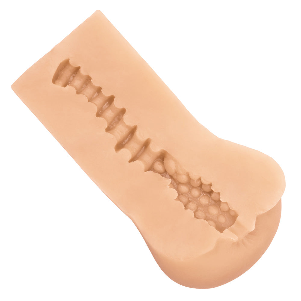 Boundless Anus - PureSkin stroker feels just like the real thing, with a puckered anus, close-ended design for strong suction & textured interior for awesome stimulation. Ivory colour 4