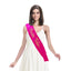 Bride Tribe Party Sash - show a united front of love and support for your bride-to-be. Hot Pink