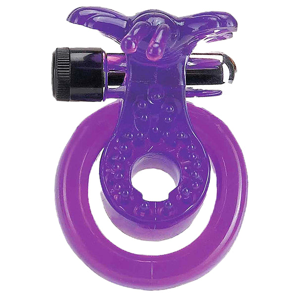 Butterfly Cock & Ball Harness Cock Ring w/ Bullet Vibrator  Sexyland