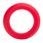 Caesar Silicone Ring -  sturdy, smooth cockring traps blood flow in your erection to keep you harder for longer. Red