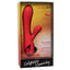 California Dreaming Palisades Passion Warming Swinging Rabbit Vibrator has 3 vibration speeds in the heated G-spot shaft & 10 clitoral swinging modes that sweep from side to side for unique pleasure. Package.