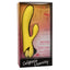 California Dreaming San Diego Seduction Thumping Rabbit Vibrator has 3 speeds of G-spot pulsation & 10 tapping, gyration + vibration functions in the clitoral teaser. Package.