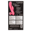 California Dreaming - San Francisco Sweetheart - dual-action rabbit vibrator has 10 vibration functions & 3 G-spot come-hither stroking speeds. Package.