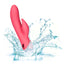 California Dreaming - San Francisco Sweetheart - dual-action rabbit vibrator has 10 vibration functions & 3 G-spot come-hither stroking speeds. Waterproof.