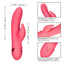 California Dreaming - San Francisco Sweetheart - dual-action rabbit vibrator has 10 vibration functions & 3 G-spot come-hither stroking speeds. Features & Dimension. 