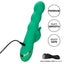 California Dreaming Sonoma Satisfier Thrusting Rabbit Vibrator has 10 clitoral vibration modes in a triple-tongue teaser & 3 thrilling vibration + thrusting speeds in the bulbous shaft. USB charging cord.