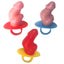 This fun phallic hard candy is attached to a ring for easy sucking and comes in 3 fruity flavours, including Sexy Strawberry, Groping Grape, and Cheeky Cherry.