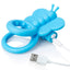 Screaming O Charged Monarch - Rechargeable Wearable Butterfly Vibe Cockring w/ 10 deep rumbly modes of Vooom vibration. Blue 3
