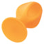 Cheeky Anal Plug Duo - Orange - pair of orange silicone butt plugs come in small & large size, with a stimulating windowed texture & flared suction cup bases for versatile fun. 3