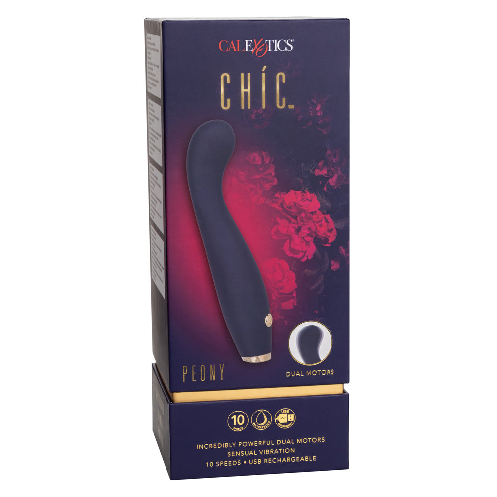Chic peony has 2 vibrating motors in its flexible, bulbous vibrating head for ultra-powerful vibrations you'll love. Box