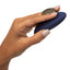 Chic - Violet - vibrating stimulator has 10 vibration modes packed into a palm-sized handheld massager with an ergonomic finger cradle. Blue 2