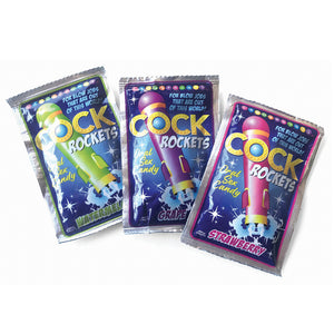 Enjoy out-of-this-world blowjobs & cunnilingus w/ Cock Rockets! Cock Rockets Oral Sex Popping Candy explodes in your mouth to enhance oral fun in 3 fruity flavours. 