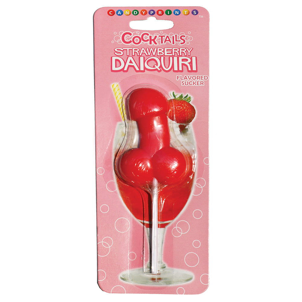 This non-alcoholic pecker-shaped lollipop comes in mojito, strawberry daiquiri or piña colada flavours & is great fun for hens' parties & adult girls' nights! Pina Colada. Strawberry daiquiri.