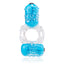 Screaming O ColorPoP Big O 2 - Double Pleasure Vibrating Ring - dual motor design with 3 speeds + pulse mode. Blue