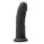 The colours pleasures girth 7" dildo has a realistically sculpted head, veiny shaft & harness-compatible suction cup. Black.
