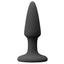 Colours - Pleasure Plug - Mini - beginner-friendly anal plug has a tapered shape for comfortable insertion & a flared suction cup base for hands-free fun. Black