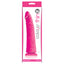This colours pleasures thin 8" dildo has a realistically sculpted design w/ a veiny texture on the slim shaft & a ridged phallic head that's sure to hit all the right spots. Pink-package.