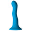 Colours - Wave 6" dildo has a wavy shaft + bulbous head for G-spot/P-spot stimulation that'll have you riding the wave all night long. Blue.