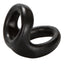Colt Snug Tugger Cock & Ball Double Cockring - w/ built-in scrotum support. Black 2