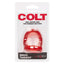 Colt Snug Tugger Cock & Ball Double Cockring - w/ built-in scrotum support. Red 7