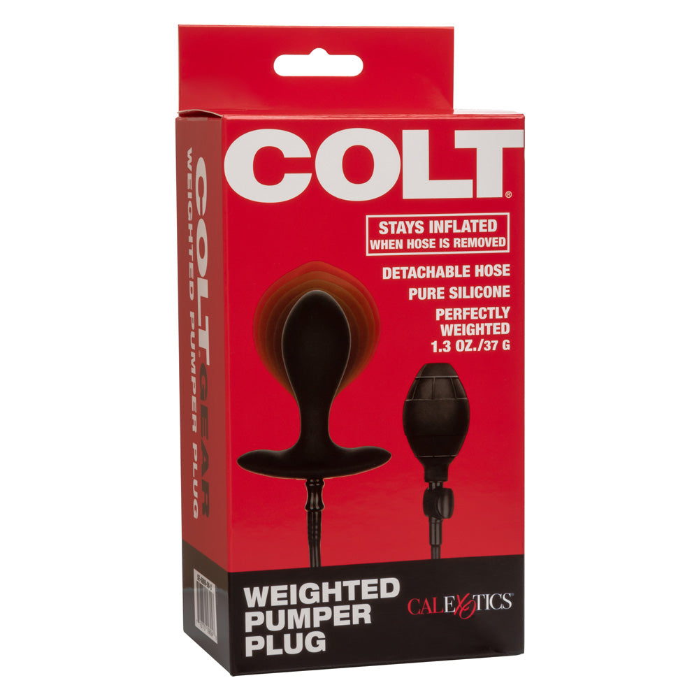 Colt Weighted Inflatable Anal Pumper Plug