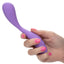  Contour Demi Liquid Silicone G-Spot Vibrator holds its shape when you bend it into any position & has 10 vibration modes inside the bulbous G-spot head. On-hand.
