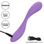  Contour Demi Liquid Silicone G-Spot Vibrator holds its shape when you bend it into any position & has 10 vibration modes inside the bulbous G-spot head. USB charging.