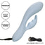 Contour Kali Liquid Silicone Precision Rabbit Vibrator bends & holds any shape for constant contact w/ your G-spot & has a precision tapered clitoral arm for perfect stimulation. USB charging.
