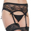 Coquette Lace & Bows Garter Belt is made from sheer floral lace w/ a scalloped hem & cute bow details. Adjustable G-hook closure rear for your perfect fit.