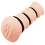 Crazy Bull Rossi Flesh - 3D Vagina Masturbator has a textured interior & comes with 3 rings to adjust the sleeve's tightness.