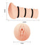 Crazy Bull Rossi Flesh - 3D Vagina Masturbator has a textured interior & comes with 3 rings to adjust the sleeve's tightness. Dimension.