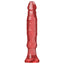 This slim butt plug is great for anal beginners & has a realistic phallic tip, lightly textured shaft & skin-like folds for real feeling stimulation. Pink.