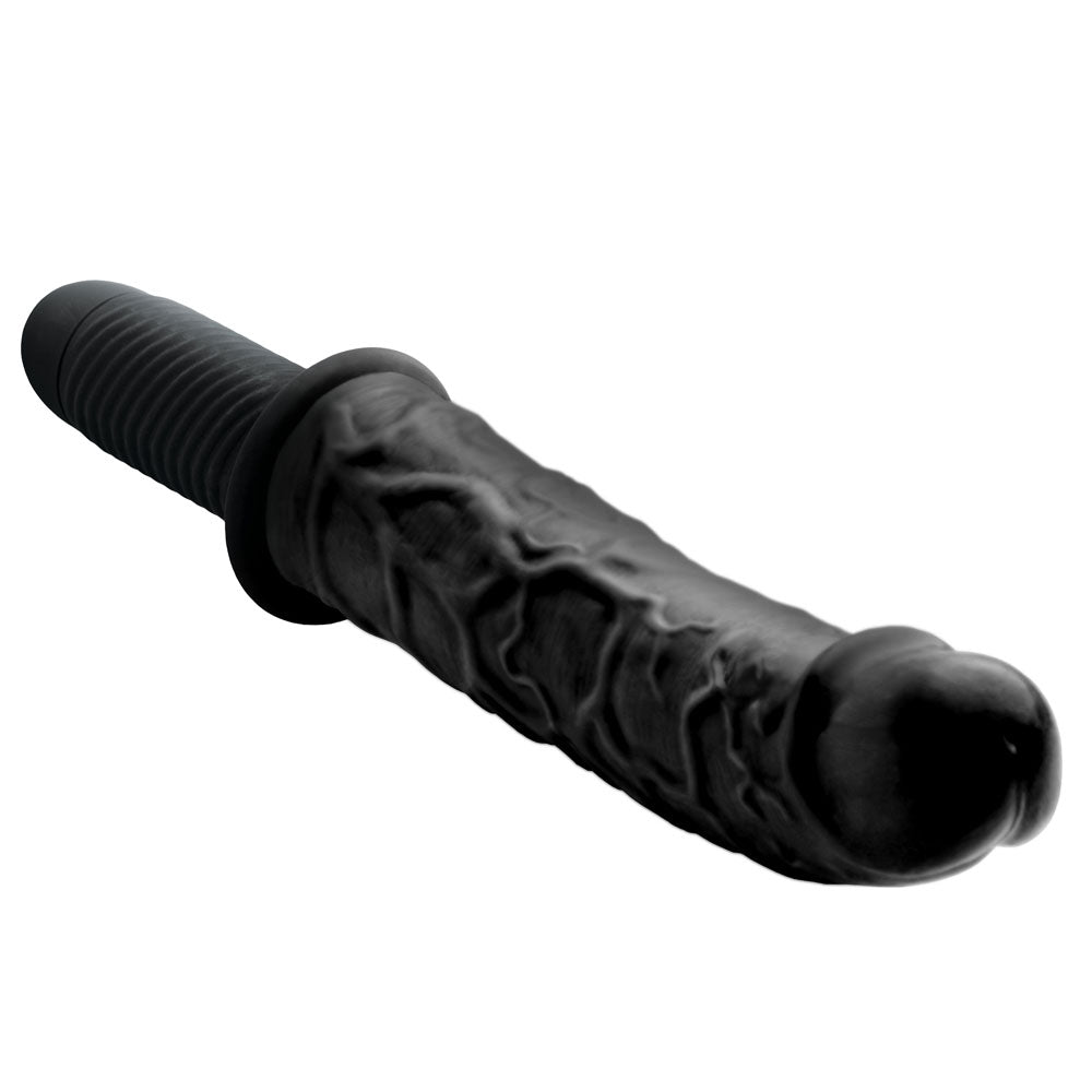 Master Series - The Curved Dicktator - thick dildo has a gently curved veiny shaft & bulbous head that's perfect for G-spot or P-spot play + 13 vibration modes. (2)