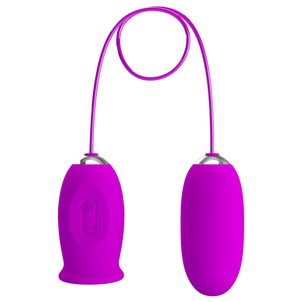 Pretty Love - Daisy - dual-action stimulator with an insertable vibrating egg & a flickering tongue stimulator. (2)