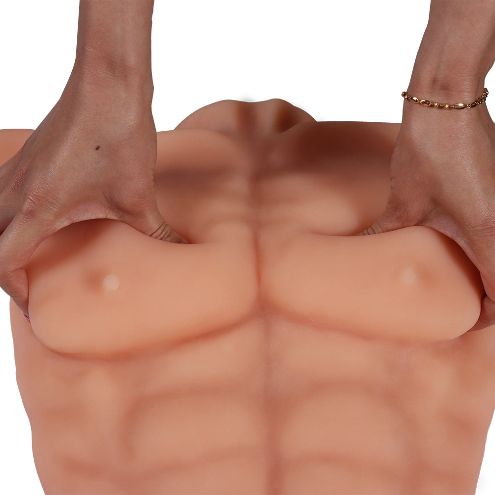 Daniel Realistic Muscular Male Sex Doll Torso w/ 6" Dildo Sexyland Daniel Realistic Muscular Male Sex Doll Torso w/ 6" Dildo Sexyland