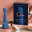 Deia The Couple 2-In-1 G-Spot & Bullet Massager has independent 10-mode vibrating motors & works as a G-spot vibrator + a bullet massager for internal or external stimulation. Package.