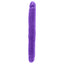 Dillio 12" Double Dillio Dildo has realistically sculpted features, including 2 tapered phallic heads & a veiny textured shaft. Purple. (2)