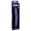 Dillio 12" Double Dillio Dildo has realistically sculpted features, including 2 tapered phallic heads & a veiny textured shaft. Purple-package.