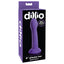 Dillio - 6" Please-Her has a bulbous G-spot head for targeted sweet spot stimulation & a harness-compatible suction cup base for hands-free fun solo or partnered. Purple-package.