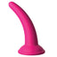 Dillio Anal Teaser Probe With Suction Cup hits all the right spots with a firm but flexible curved shaft & tapered tip. The suction cup is harness-compatible for hands-free fun solo or together. Pink.