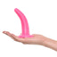 Dillio Anal Teaser Probe With Suction Cup hits all the right spots with a firm but flexible curved shaft & tapered tip. The suction cup is harness-compatible for hands-free fun solo or together. Pink-on hand.