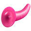 Dillio Anal Teaser Probe With Suction Cup hits all the right spots with a firm but flexible curved shaft & tapered tip. The suction cup is harness-compatible for hands-free fun solo or together. Pink-suction cup.