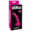 Dillio Anal Teaser Probe With Suction Cup hits all the right spots with a firm but flexible curved shaft & tapered tip. The suction cup is harness-compatible for hands-free fun solo or together. Pink-package.