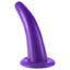 Dillio Anal Teaser Probe With Suction Cup hits all the right spots with a firm but flexible curved shaft & tapered tip. The suction cup is harness-compatible for hands-free fun solo or together. Purple.