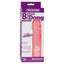 Doc Johnson Vac-U-Lock - 8" Crystal Jellies Dong has a phallic head & veiny shaft for realistic stimulation! Compatible with any Vac-U-Lock accessory for versatile play. Package.