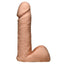 Doc Johnson® Vac-U-Lock™ ULTRASKYN® 6" Realistic Cock - dual-density dong has a phallic head, veiny shaft & testicles for realistic stimulation. Its removable suction cup works with any Vac-U-Lock accessory. Flesh colour.