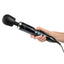 Doxy - Die Cast. This all-metal vibrating wand has a heavier body than the Original Doxy for 20% more powerful vibrations up to 9000RPM. Black. On-hand.
