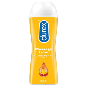 Durex Play Massage 2-in-1 Intimate Lubricant Gel is infused with sensual ylang ylang, perfect for all-over massage & intimate areas.