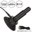 Eclipse interchangeable probe set comes w/ a rechargeable 12-mode vibrating base & 2 differently sized tapered butt plug heads that screw on the easy-change base. USB charger