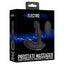 ElectroShock Remote Control Vibrating E-Stimulation Prostate Massager has 10 vibration speeds & 5 e-stim speeds that only activate once the toy is in position, preventing unintentional shocks. Package.